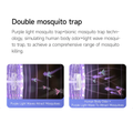Qualitell E2 mosquito killer trap with purple light and bionic technology to attract and kill mosquitoes