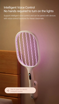 Rechargeable Mosquito Swatter 2000mAh with Intelligent Voice Control Feature