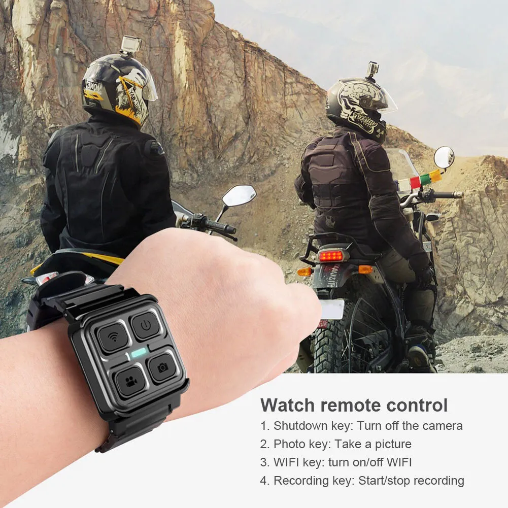 VMIDirect Remote Control Watch for sports cameras with photo, recording, and shutdown features
