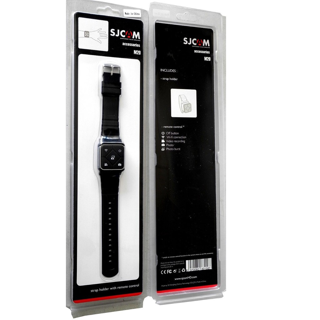 VMIDirect Remote Control Watch for SJCAM with Adjustable Strap and Easy Access Buttons