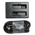 VMIDirect Replacement Battery and Charger with Dual Slots and USB Cable for Convenient Charging