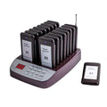 Restaurant Guest Paging System with multiple pagers and base unit for efficient customer communication