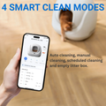 VMIDirect Scooper SE Lite Cat Litter Box with smart cleaning modes and mobile app control