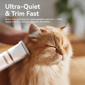 CATLINK Pet Trimmer Waterproof Cat Clippers Grooming Kit for Dogs and Cats