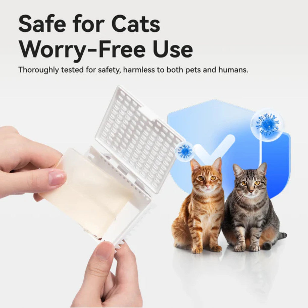 CATLINK C70 Odor Eliminator Litter Box Deodorizer Long-Lasting Safe Non-Toxic Universal Compatiblity