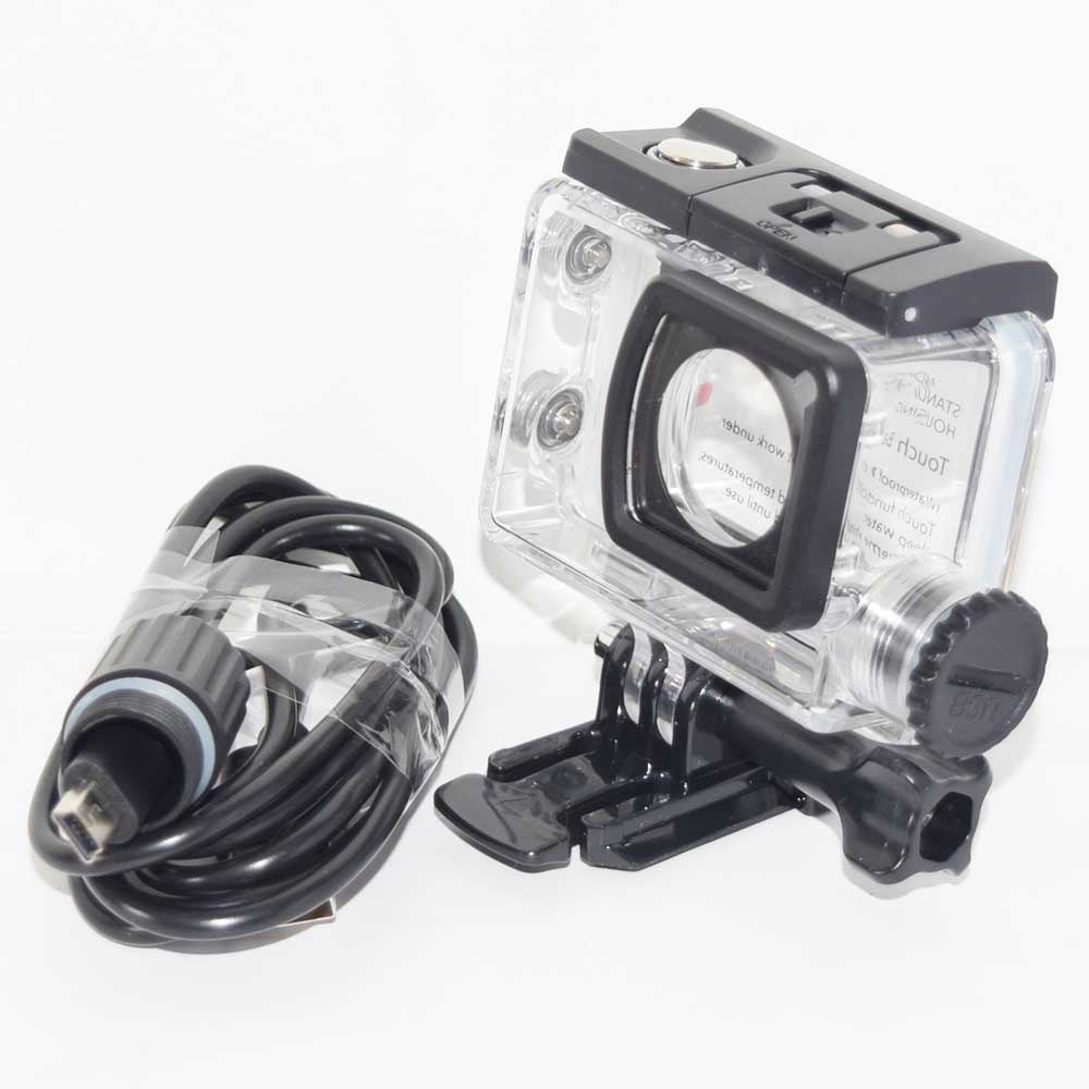 SJ6 Motorcycle Waterproof Case with Mounting Accessories for Action Cameras and Outdoor Use
