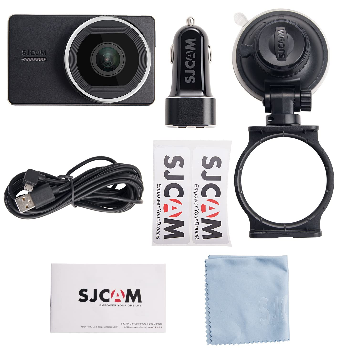 VMIDirect 1080P Dash Cam with Car Mount, USB Cable, and Accessories for Road Safety