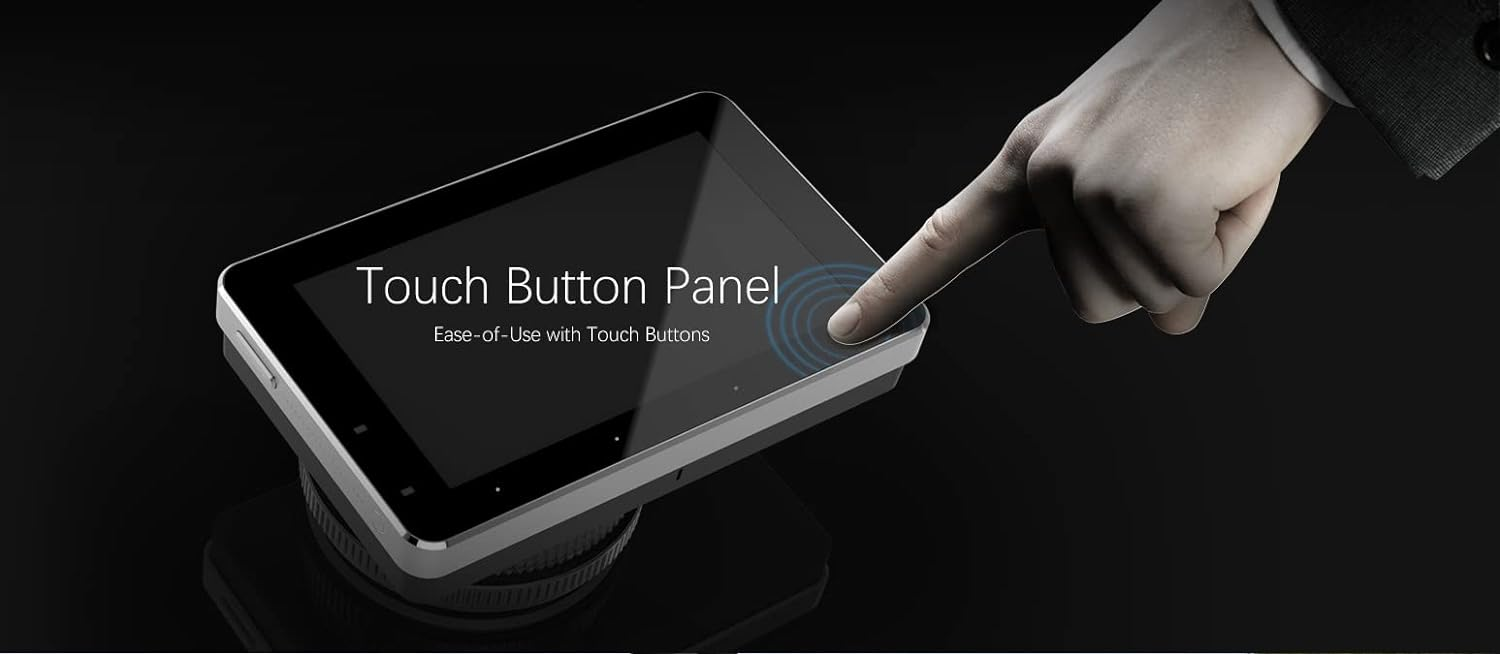 VMIDirect 1080P Dash Cam with a touch button panel for easy operation and video recording