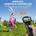Wireless handheld controller for 4K Action Camera with Bluetooth connectivity for seamless operation