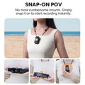 VMIDirect 4K Action Camera with Snap-On POV Design for Easy, Instant Recording Anywhere
