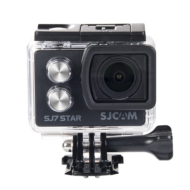 SJ7 Star 4K HD Action Camera with waterproof case for capturing stunning outdoor adventures