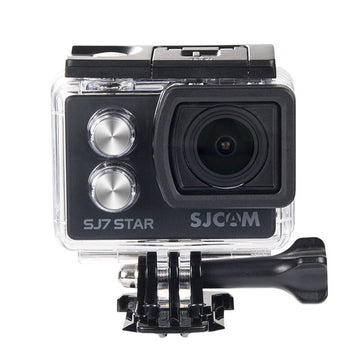 SJ7 Star 4K HD Action Camera with waterproof case for capturing stunning outdoor adventures