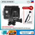 VMIDirect SJ4K Air Bundle with Action Camera 4K Ultra HD Pocket and monopod for versatile shooting