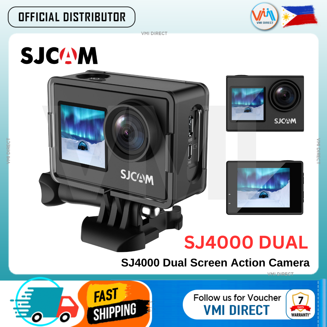 SJ4000 Dual Screen Action Camera with 4K Ultra HD Pocket Features for Adventurers