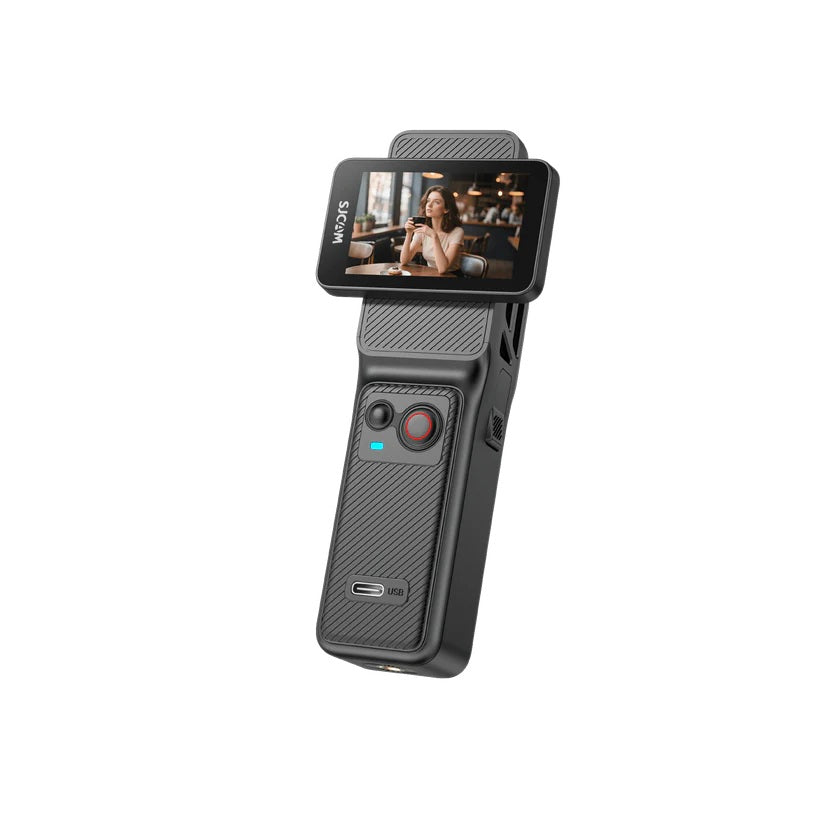SJCam C400 4K action camera with a touchscreen display for easy filming and photography