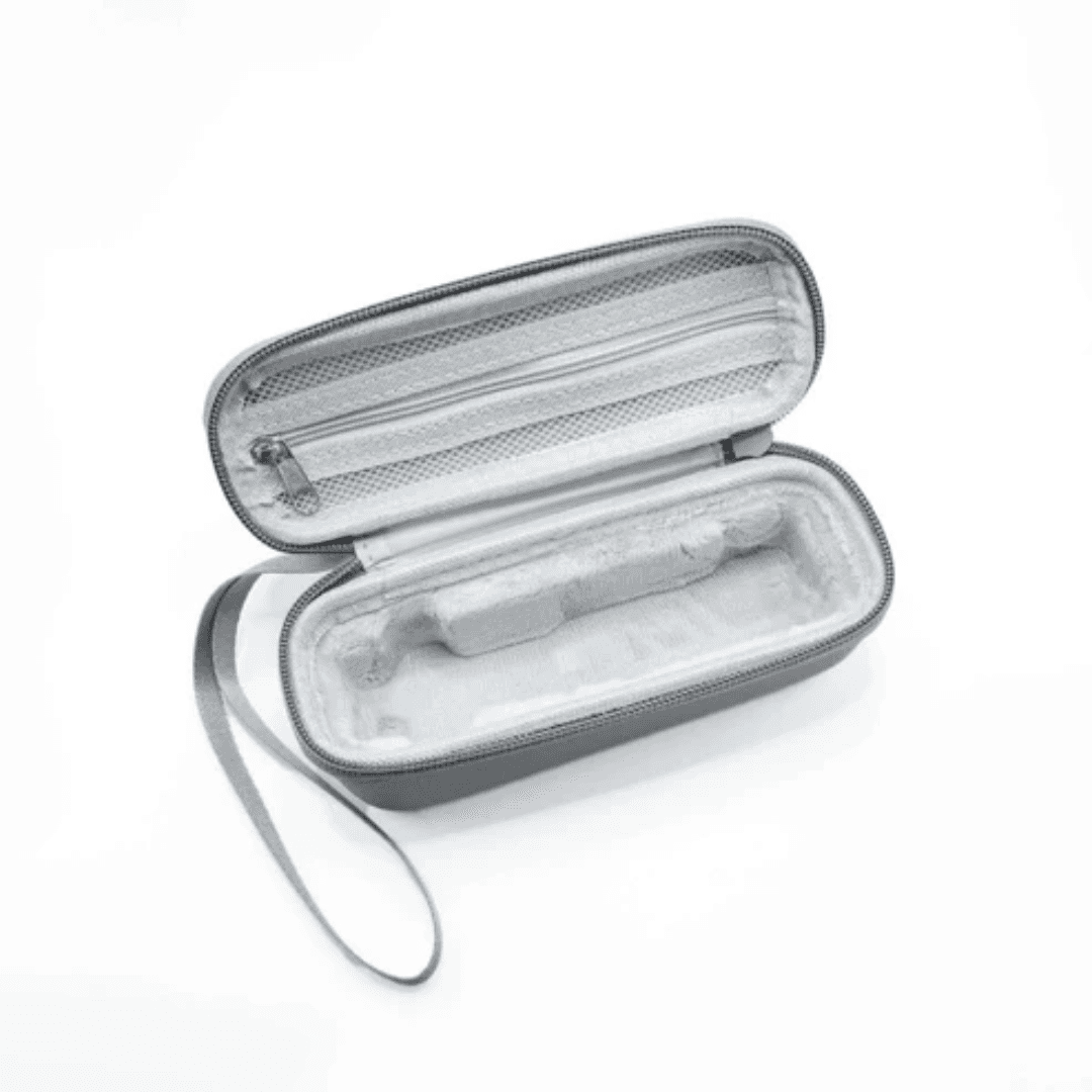 C400 Protective Storage Bag in Gray with a Zip Closure and Carrying Strap for Accessories