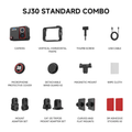VMIDirect Dual Lens 8K Action Camera with various accessories including mounts and cables