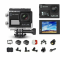 VMIDirect Dual Screen 4k Action Camera with waterproof case and various mounting accessories