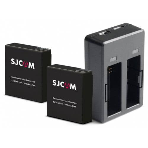 VMIDirect Dual Slot USB Battery Charger with two rechargeable lithium battery packs
