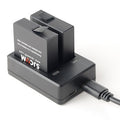 VMIDirect Dual Slot USB Battery Charger with two battery slots for efficient charging
