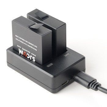 VMIDirect Dual Slot USB Battery Charger with two battery slots for efficient charging
