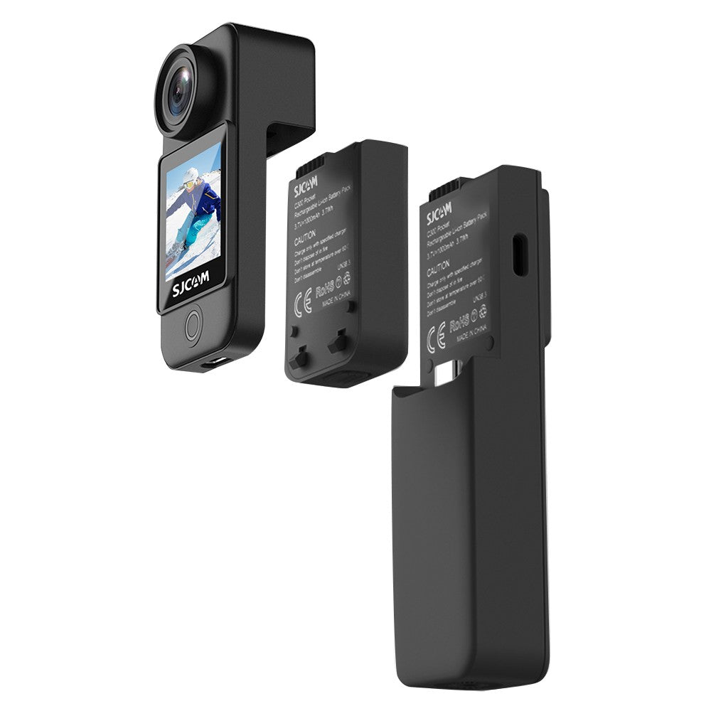 VMIDirect Dual Touchscreen 4K Modular Action Camera with detachable screen for versatile shooting options