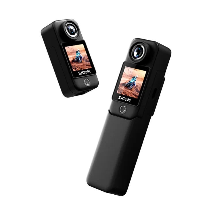 VMIDirect Dual Touchscreen 4K Modular Action Camera with detachable screen for versatile shooting options