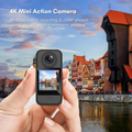 VMIDirect Dual Touchscreen 4K Modular Action Camera for recording videos and photos anywhere