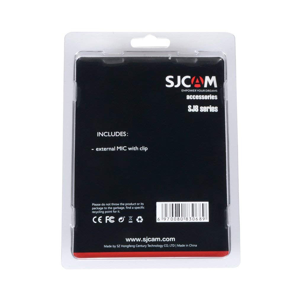 SJCAM External Microphone for better audio quality in action camera recordings