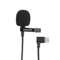 SJCAM External Microphone with Clip and Right-Angle Connector for Enhanced Audio Recording