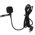 SJCAM External Microphone with Clip and Long Cable for Clear Audio Recording