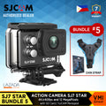 SJCam SJ7 Star Action Camera Bundle with Helmet Vlogging Camera accessories and SD Card