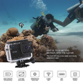 VMIDirect Helmet Vlogging Camera underwater with high capacity battery and waterproof case