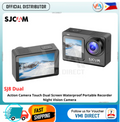 SJ8 Dual Action Camera with Touch Dual Screen and Night Vision for Helmet Vlogging Camera enthusiasts
