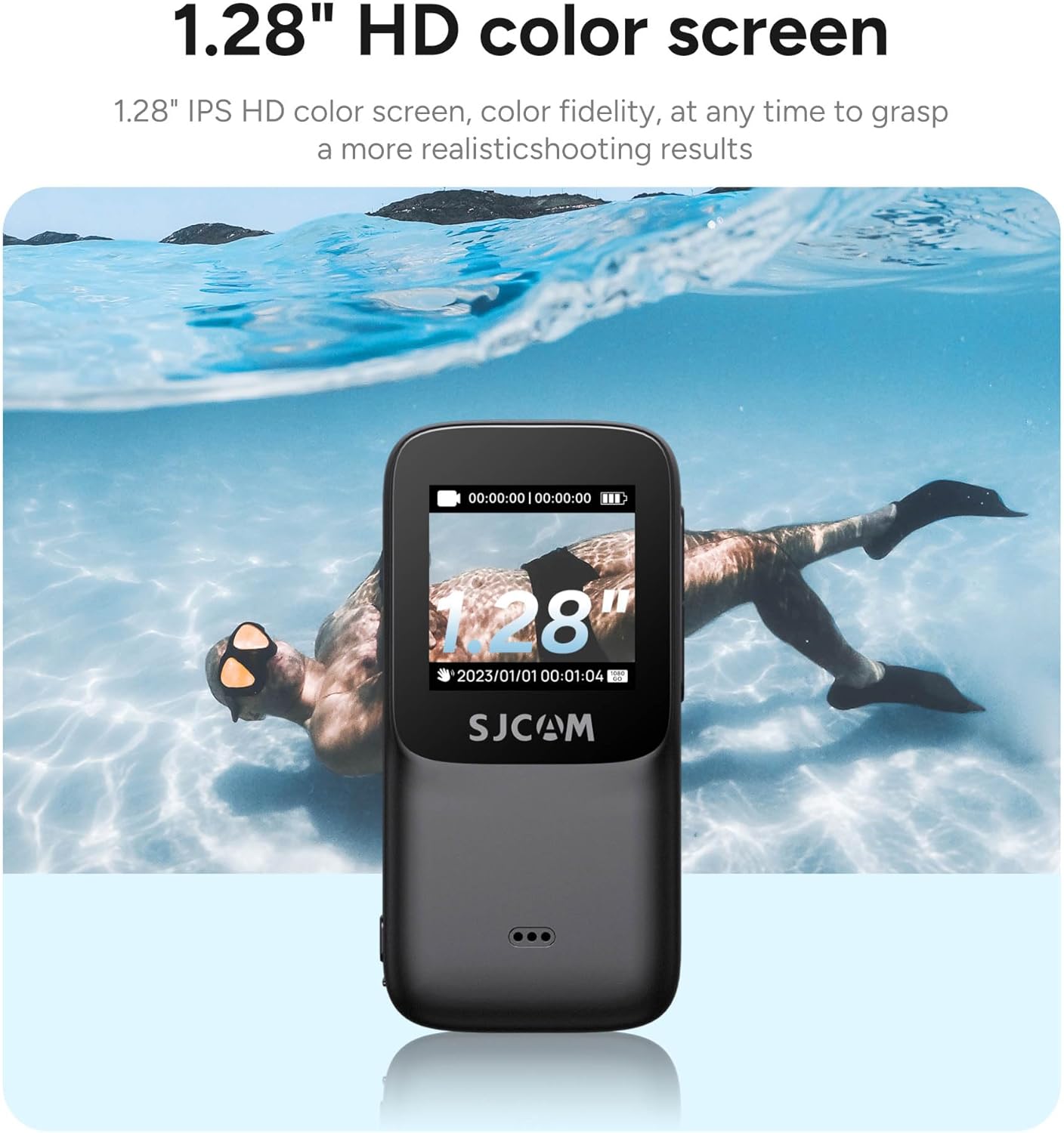 VMIDirect Mini Thumb Camera with 1.28-inch HD color screen for underwater photography