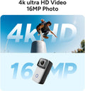 VMIDirect Mini Thumb Camera capturing 4K ultra HD video and 16MP photos for action sports enthusiasts