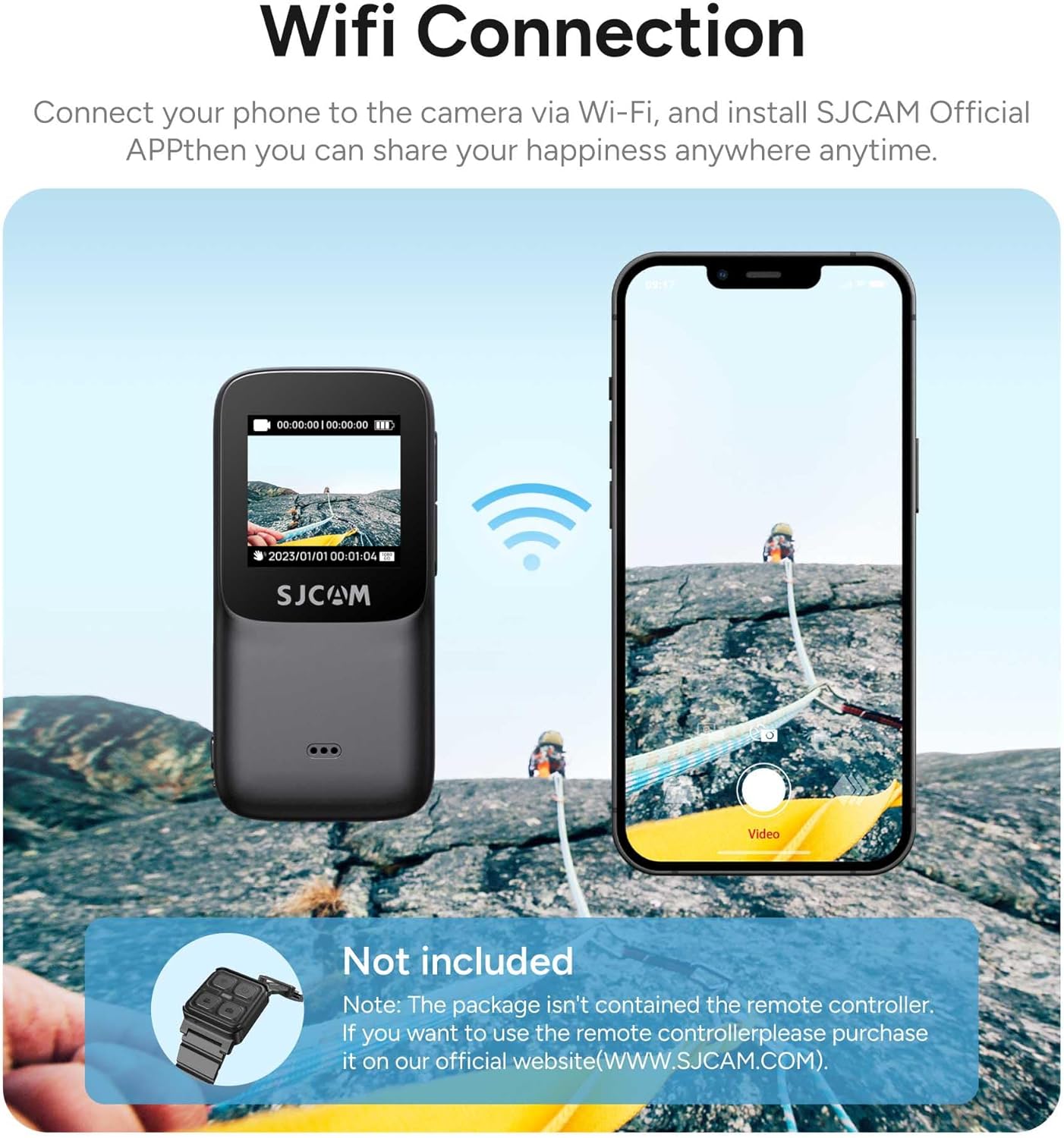 VMIDirect Mini Thumb Camera with Wi-Fi connection features for easy mobile sharing