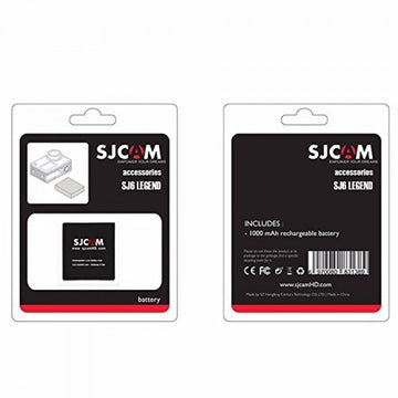 SJCAM Rechargeable Battery 1000 mAh for SJ6 Legend Cameras with Packaging