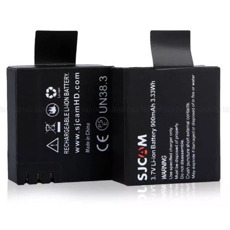SJCAM Rechargeable Battery with 3.7V and 900mAh capacity for reliable power supply