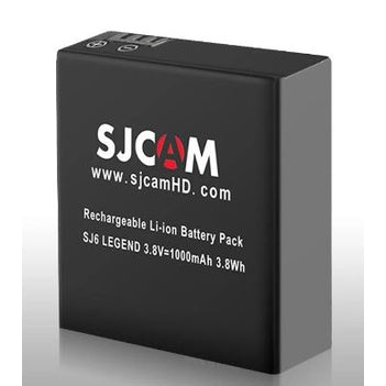 SJCAM Rechargeable Battery Pack for SJ6 LEGEND with 1000mAh capacity and durable design