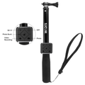 VMIDirect Remote Control Selfie Stick with ergonomic grip and buttons for easy photo and video capture