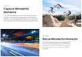 VMIDirect Action Camera for stunning time-lapse and slow-motion outdoor footage capturing adventures