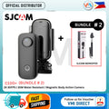 VMIDirect Waterproof Mini Wearable Sports Cam with 2K 30FPS and magnetic body in bundle with monopod