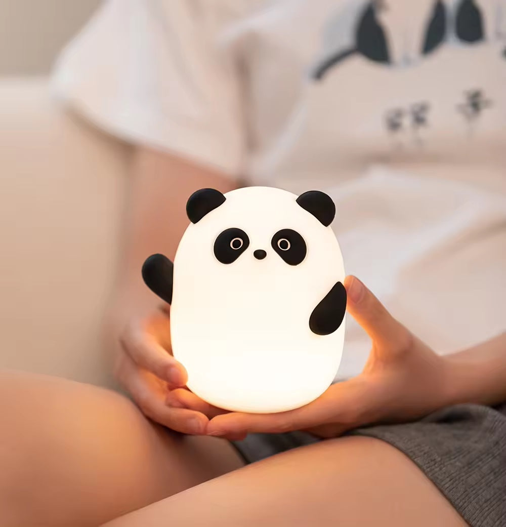 VMIDirect cute panda bedroom lamp providing soft ambient light for a cozy atmosphere