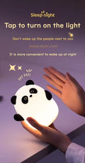 VMIDirect Panda Night Lamp for Kids with Tap Control, ideal as a bedroom lamp