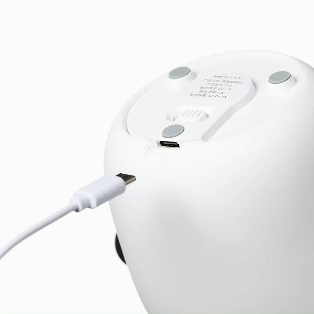 VMIDirect bedroom lamp with USB charging port and sleek modern design for bedside use
