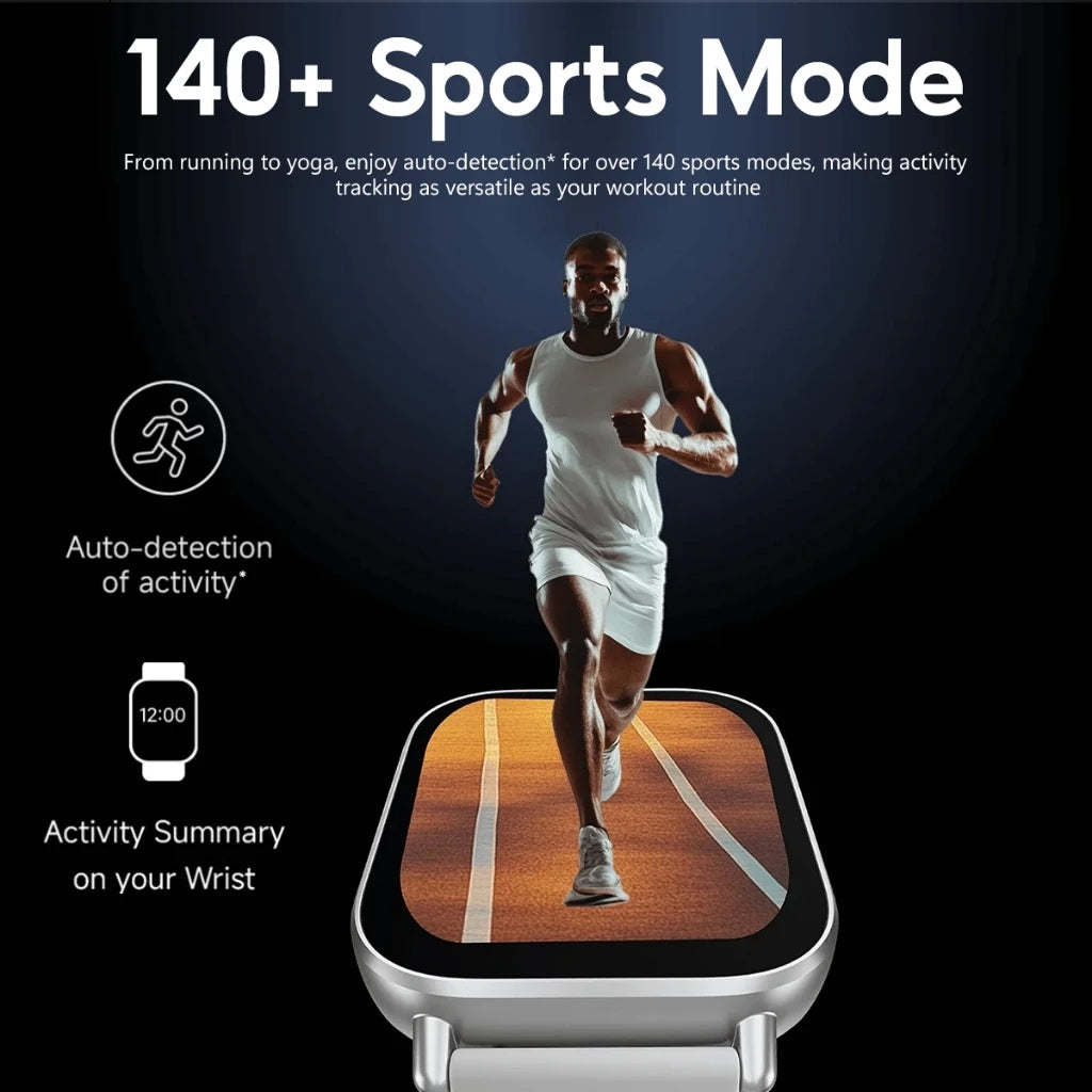 Smart Health Monitoring Watch featuring over 140 sports modes with auto-detection for active users