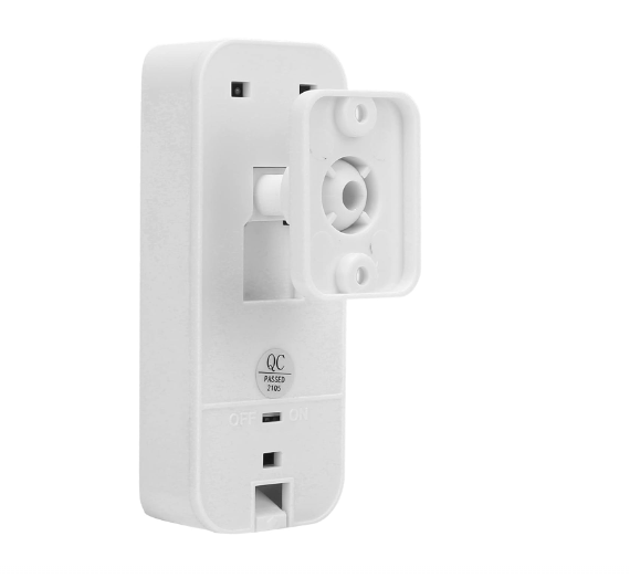 White smart motion sensor alarm for home security alarm system monitoring