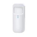 White Smart Motion Sensor Alarm for home security with sleek compact design