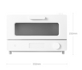 VMIDirect Smart Steam Oven in White with Compact Design and User-Friendly Controls